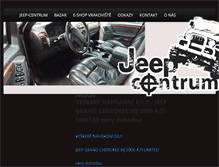 Tablet Screenshot of jeep-vrakoviste.cz